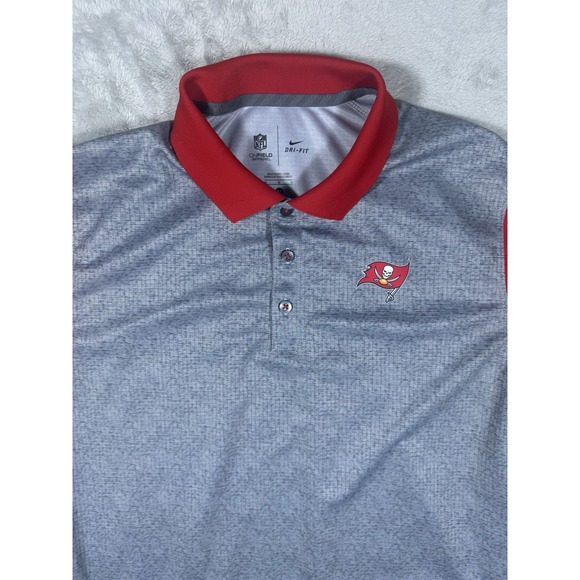 Nike NFL Tampa Bay Buccaneers On Field Apparel Polo Embroidered Shirt Medium - Picture 2 of 7